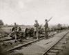 Manassas Junction, Va. Soldiers beside damaged rolling stock of the Orange & Alexandria Railroad Poster Print - Item # VARBLL058752287L