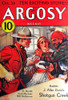 Cover to the October 1932 issue of Argosy magazine with a picture of a Royal Canadian Mounty facing an armed man threatening a woman. Poster Print by Paul Stahr - Item # VARBLL0587441410