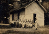 Indian Field School building with teacher and her students Poster Print - Item # VARBLL058751330L