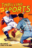 Cover art from a pulp magazine dedicated to thrilling tales of sports. Poster Print by unknown - Item # VARBLL0587378298