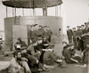 James River, Va. Sailors relaxing on deck of U.S.S. Monitor Poster Print - Item # VARBLL058752014L