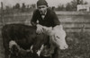 Harry Harper, one of the 4 H Club boys with his registered calf. Location: Pocahontas County--Hillsboro, West Virginia Poster Print - Item # VARBLL058754494L