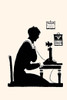 Silhouette of a homemaker making a phone call Poster Print by Maxfield Parrish - Item # VARBLL0587268646