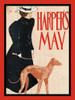 A woman stands with a dog next to her. Poster Print by  Edward Penfield - Item # VARBLL0587415495