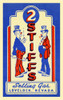 Lovelock gas station advertising for the "2 Stiffs Selling Gas" station. Poster Print by Curt Teich & Company - Item # VARBLL0587381817