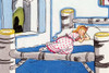 Goldilocks tries Papa Bear's bed but it is too big Poster Print by Julia Letheld Hahn - Item # VARBLL0587275421 Goldilocks tries Papa Bear's bed but it is too big Poster Print by Julia Letheld Hahn - Item # VARBLL0587275421