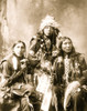 Three young Indian men, probably Sioux, wearing native accessories. Poster Print - Item # VARBLL058751163L