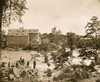 Petersburg, Va., vicinity. Johnson's Mill on the Appomattox near Campbell's Bridge; soldiers standing on rocks in the stream Poster Print - Item # VARBLL058745137L