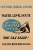 Advertising on a matchbook cover for the New York Central railroad promoting the Water Level Route train and the ability to sleep on these trips. Poster Print by unknown - Item # VARBLL0587261021