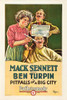 A man holds a block of ice over a patient's head trying to cool him down while a woman takes the sick man's temperature with a thermometer Poster Print by Mack Sennett - Item # VARBLL058762012L