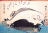 Hirame and Mebaru Fish with Cherry Blossoms, from the series Uozukushi Poster Print by Hiroshige - Item # VARBLL0587652209