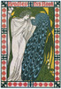 Art Nouveau Woman & a peacock.  William Henry Bradley was an American Art Nouveau illustrator and artist. Poster Print by Will Bradley - Item # VARBLL0587411716