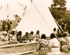 Indian women playing the stick game at the midsummer celebration on the Glacier National Park Reservation, Montana Poster Print - Item # VARBLL058751214L