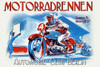 A motorcycle race poster designed to emulate race posters from the 1930's in Germany. Poster Print by Jason Pierce - Item # VARBLL0587249579