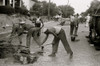 African American & white workers Repairing Route 40, central Ohio Poster Print - Item # VARBLL058744904L