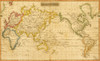 Mercator's Chart -1817 Poster Print