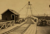 Railroad bridge across the Potomac River. Three men are seated at right: S. Seymour, chief engineer, C.B. Morse, constructing engineer, S.S. Post & Co., contractors. Poster Print - Item # VARBLL058745592L