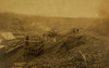 Two locomotives pulling into the Union Mills Station on the Orange and Alexandria Railroad in Clifton, Virginia. Two soldiers stand guard on the bank at right. Poster Print - Item # VARBLL058745580L