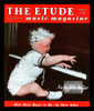 Cover to the magazine, "Etude" from January 1942 featuring a baby playing the piano.  Containing an article by Hellen Keller Poster Print by unknown - Item # VARBLL0587435194