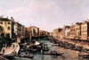 The Grand Canal of Venice Italy with the waterway just clogged with boats and gondolas Poster Print by Canaletto - Item # VARBLL0587253894