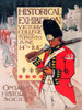 Poster to the Historical Exhibition of 1899 held at Victoria College in Toronto.  Hosted by the Ontario Historical Society.  Shown is a Canadian soldier of the colonial era. Poster Print by Hugh Thomas Kelly - Item # VARBLL058744150x