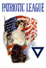Patriotic woman holding the American flag. Poster Print by Howard Chandler Christy - Item # VARBLL0587216964