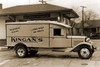 A photograph of an early delivery truck.  This truck was very heavy and larger than most because it was insulated to carry ice along with the meat and dairy products to keep them fresh during transit. Poster Print by Unknown - Item # VARBLL0587228318