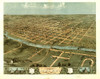 Bird's eye view of Iowa City, Johnson Co., Iowa 1868 Poster Print - Item # VARBLL058757034L