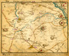 Battleground Area around Falls Church, Va..  Area surrounding Falls Church in Fairfax County, Va. The Loudoun & Hampshire Railroad is also indicated. Poster Print by Robert Knox Sneden - Item # VARBLL0587425814