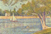 The Seine by the Island of Jatte in Spring Poster Print by George Seurat - Item # VARBLL058771153L