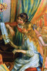 Two teenage girls examine the music score on the piano, one seated and one standing Poster Print by Pierre-August  Renoir - Item # VARBLL0587254858