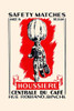 A coffee picker carries his load on beans in a large sack on his head.  Taken from an ad on a matchbox label. Poster Print by unknown - Item # VARBLL0587341564