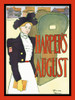A woman stands in front of a sedan chair. Poster Print by  Edward Penfield - Item # VARBLL0587414863