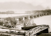 Washington, D.C. Closer view of Aqueduct Bridge, with Chesapeake and Ohio Canal in foreground Poster Print - Item # VARBLL058753485L