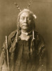 Eagle Child, Atsina man, half-length portrait, facing front. Poster Print - Item # VARBLL058747554L