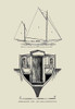 A single graphic from a treatise on the design of small yachts from 1891 by C.P. Kunhardt. Poster Print by Charles P. Kunhardt - Item # VARBLL058712718x