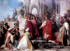 IMG_0920AB Arthur Georg von Ramberg. 1819-1875. Vienne et Munich. L'Empereur Fr?d?ric II ? Palerme. The Emperor Frederick II in Palermo. 1865. Munich Neue Pinakothek. Poster Print by Arthur Georg Van Ramberg - Item # VARBLL0587393343