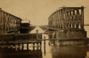 New bridge over Potomac River on the Washington, Alexandria and Georgetown Railroad. Total length 5,104 feet; trestle railroad bridge across the Potomac River. Poster Print - Item # VARBLL058753433L