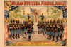 Blacks in Uniform in Minstrel Performance of Military Troupe Poster Print - Item # VARBLL0587245719