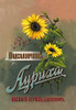 Tzarist era advertising poster for a perfume sold with the image of a sunflower. Poster Print by unknown - Item # VARBLL0587033088