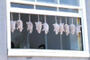 Stuffed mice hang from this gallery window in Quebec. Poster Print by Jason Pierce - Item # VARBLL058721547x