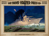 Patriotic poster showing the U.S. Battleship Colorado as advertising for "The Brock-Hafner-Press Company."  The company makes posters like this. Poster Print by Philips - Item # VARBLL0587389214