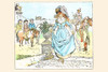 A Young Girl alights from a White horse and walks through a garden Poster Print by Randolph  Caldecott - Item # VARBLL0587316667