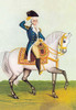 An 1830 painting depicts George Washington as a general, astride his white charger, Jack. Poster Print by Anonymous - Item # VARBLL0587021993