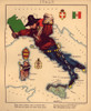 Anthropomorphic Map of Italy Poster Print - Item # VARBLL058756722L