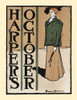 A woman stands holding a crop. Poster Print by  Edward Penfield - Item # VARBLL0587414782