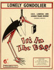 Large Cartoon of a Stork in Human dress with an umbrella holds a doctor's bag in his beak Poster Print - Item # VARBLL058753861L