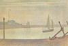 The Channel at Gravelines in the Evening Poster Print by George Seurat - Item # VARBLL058771152L