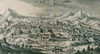 Antique Map of Jerusalem - Black & White Poster Print - Item # VARBLL058759807L