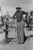 In Quemado, New Mexico, a cowboy rests by a fence. Poster Print by Russell Lee - Item # VARBLL0587331429